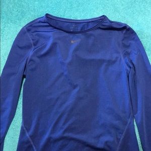 Blue Nike long sleeve